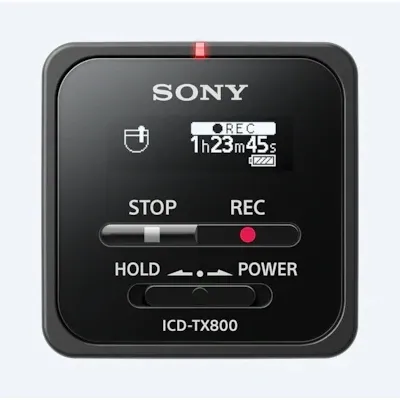 Recorder digital de voce SONY ICD-TX800, 16GB TX Series, Black