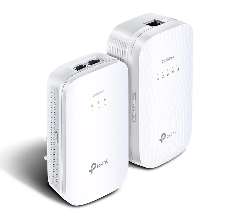 Powerline Adapter  TP-LINK TL-WPA9610 KIT, AV2000, 2000 Mbps, Alb
