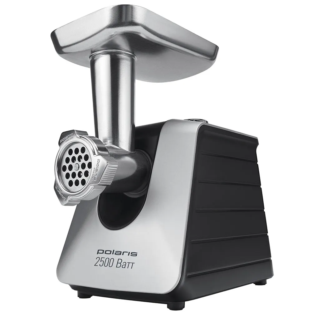 Mașină de tocat carne Polaris PMG2546, Oțel Inoxidabil Negru