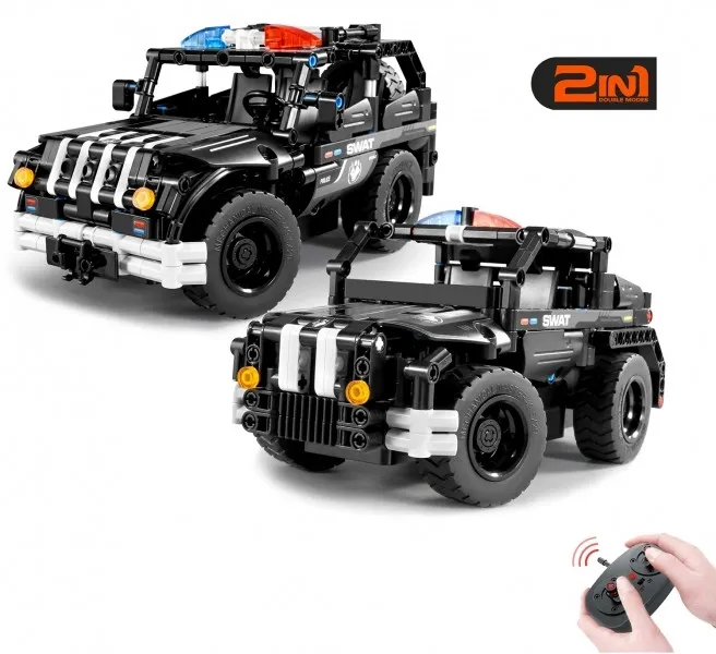 Constructor cu telecomandă XTech Police Car