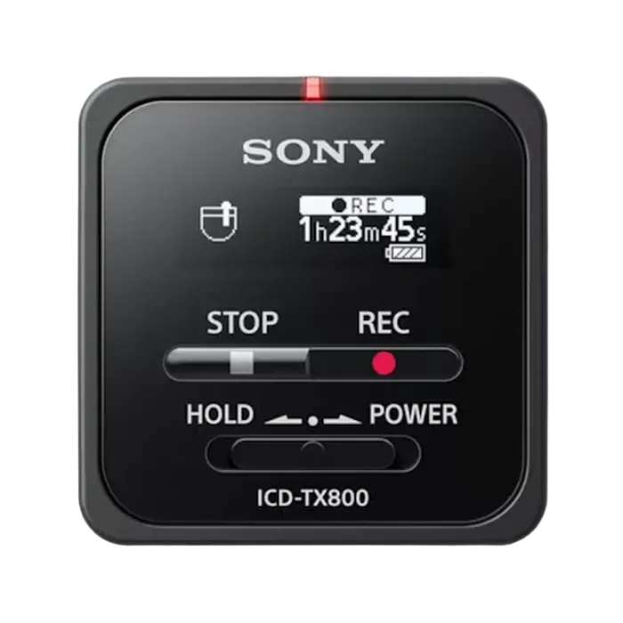 Recorder digital de voce SONY ICD-TX800, 16GB TX Series, Black