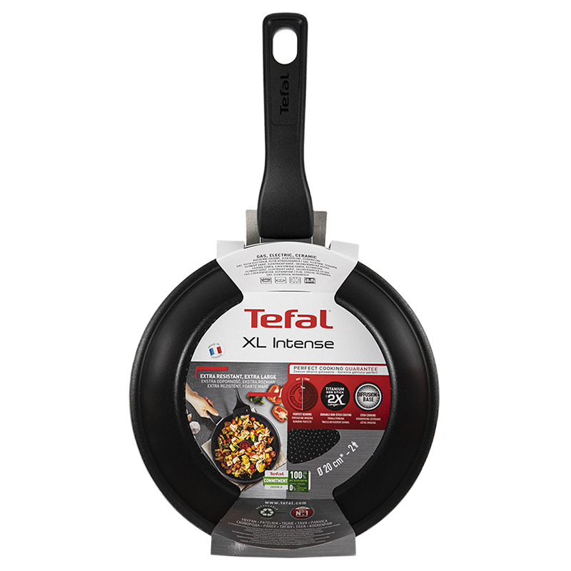 Tigaie Tefal C3840253, 20cm, Negru