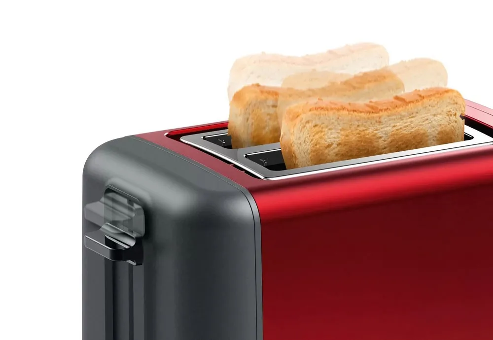 Toaster Bosch DesignLine TAT3P424, Roșu