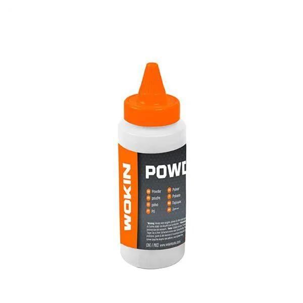 Praf creta pentru fir de trasare WOKIN 225 gr rosie