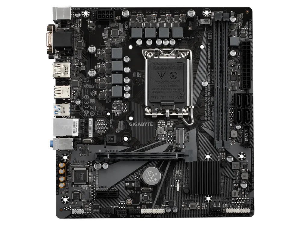 Placă de bază Gigabyte H610M S2H V2 DDR4, LGA1700, Intel H610, Micro-ATX