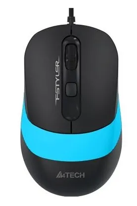Mouse A4Tech FM10, Negru/Albastru