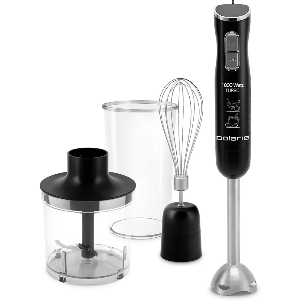 Blender de mână Polaris PHB1072, Negru