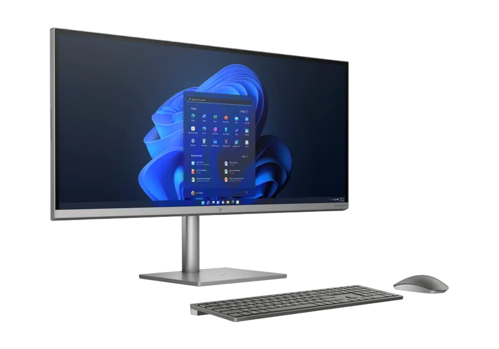 Computer All-in-One HP ENVY 34, 34", Intel Core i7-11700, 32GB/1000GB, Windows 11 Home, Argintiu