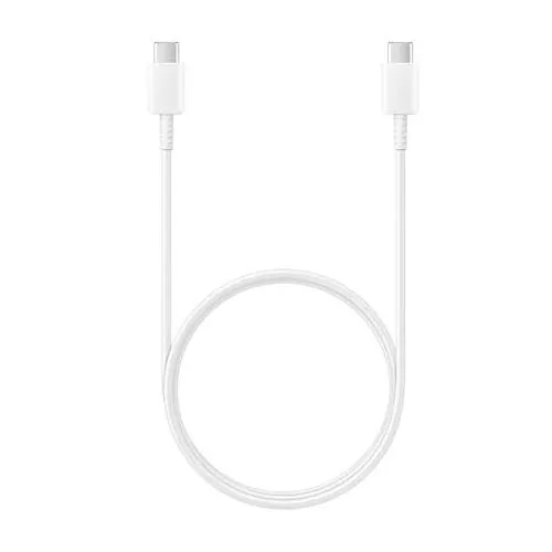 Cablu de încărcare Samsung EP-DA705BWRGRU, USB Type-C/USB Type-C, 1m, Alb