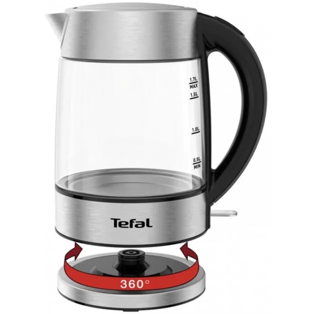 Fierbător electric Tefal KI772D38, Argintiu