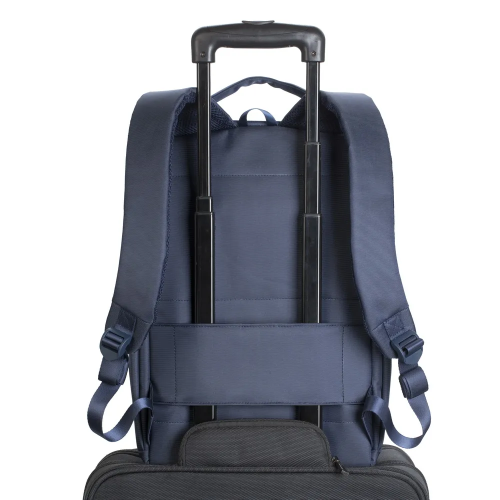 Rucsac pentru Laptop RivaCase Central, 15.6", Poliester, Albastru