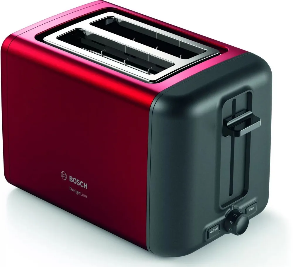 Toaster Bosch DesignLine TAT3P424, Roșu