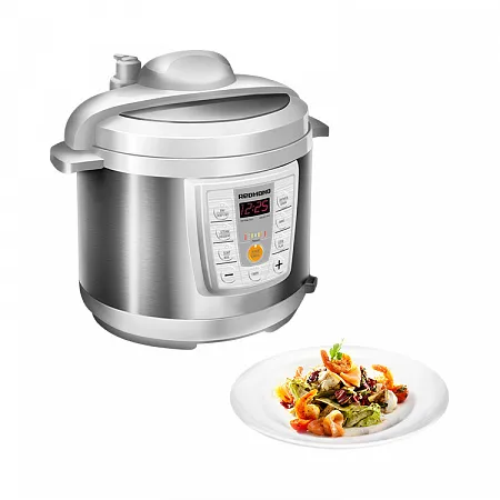 Aparat de gătit multifuncțional sub presiune Redmond RMC-PM4506E, Oțel inoxidabil