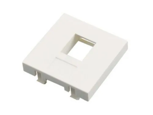 Face plate 1 port, Frech type,45x45mm, LY-FP49