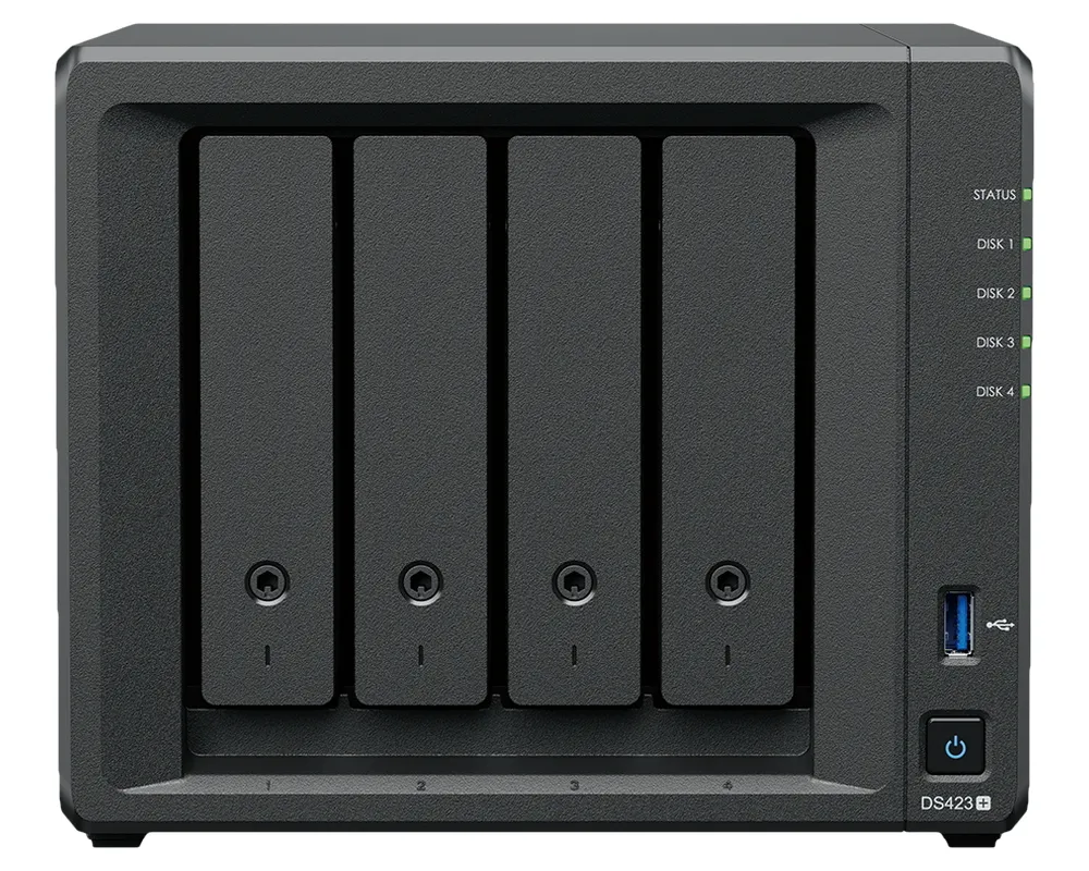 Stocare atașată la rețea SYNOLOGY DS423+, Negru