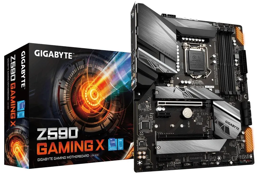 Placă de bază Gigabyte Z590 GAMING X, LGA1200, Intel Z590, ATX