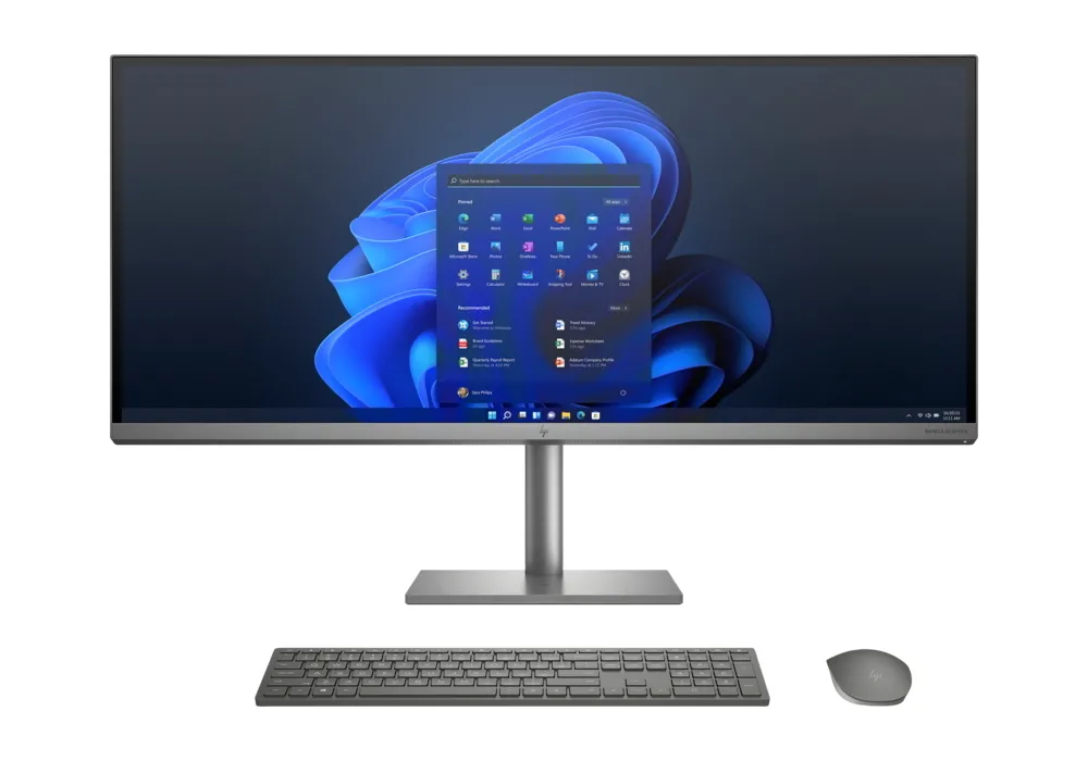 Computer All-in-One HP ENVY 34, 34", Intel Core i7-11700, 32GB/1000GB, Windows 11 Home, Argintiu