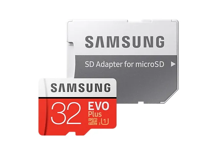 .32GB MicroSD (Class 10) UHS-I (U1)+SD adapter, Samsung EVO Plus 