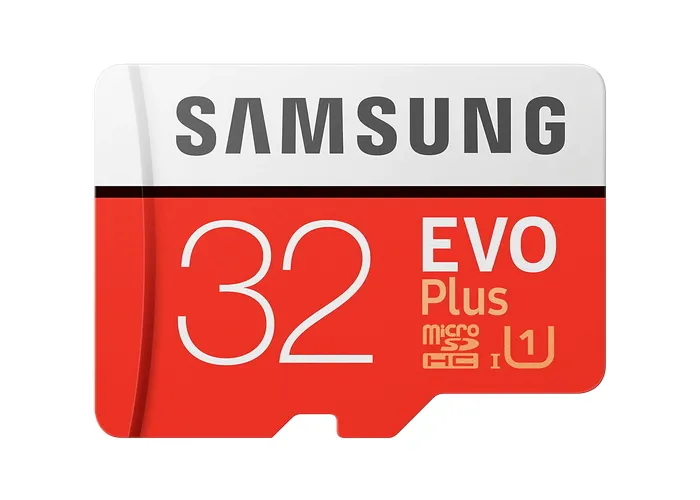 .32GB MicroSD (Class 10) UHS-I (U1)+SD adapter, Samsung EVO Plus 