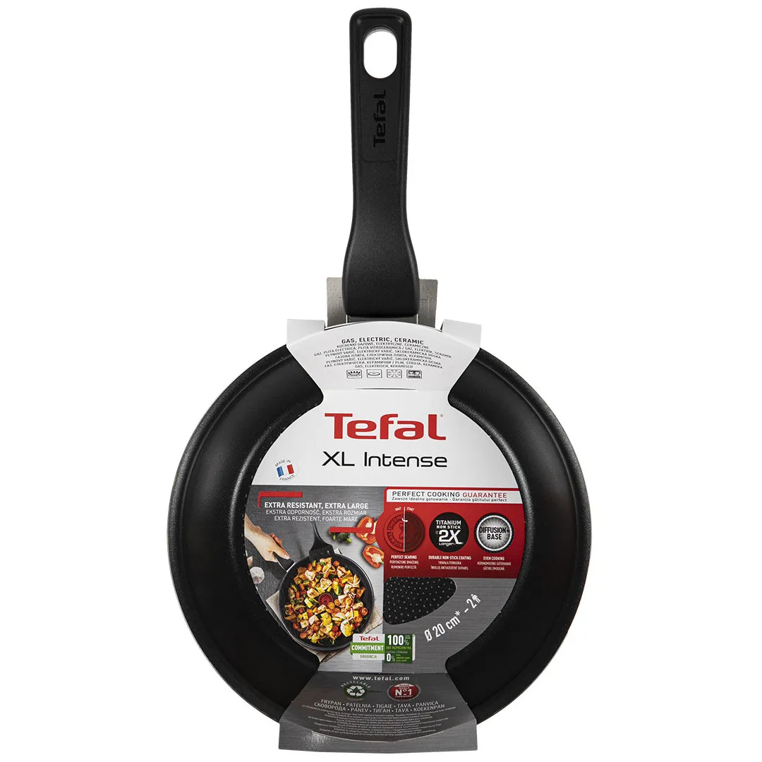 Tigaie Tefal C3840253, 20cm, Negru
