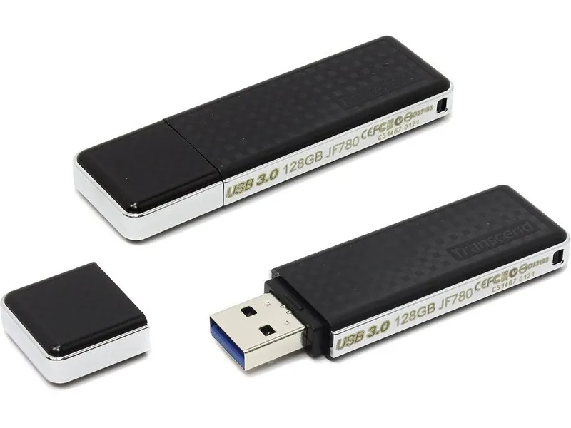 Memorie USB Transcend JetFlash 780, 128GB, Negru