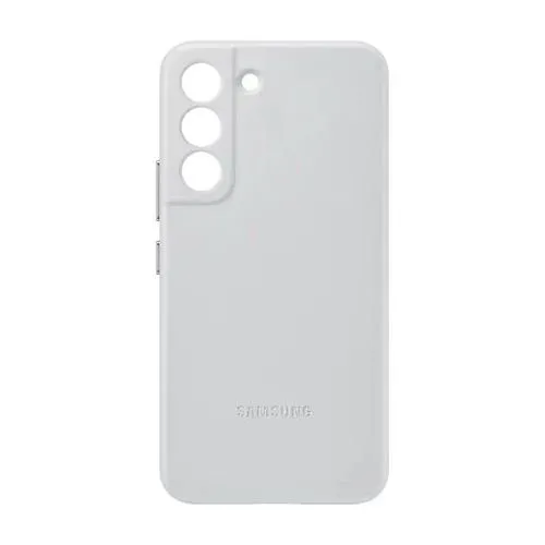 Husă Samsung Leather Cover for Galaxy S22, Gri