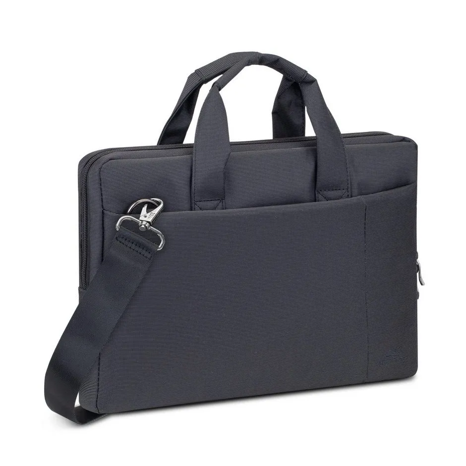 Geantă pentru Laptop RivaCase Central, 13.3", Poliester, Negru
