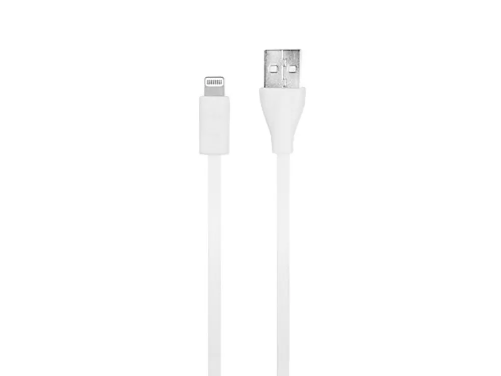 Cablu încărcare și sincronizare Xpower Lightning cable, Flat, USB Type-A/Lightning, 1m, Alb