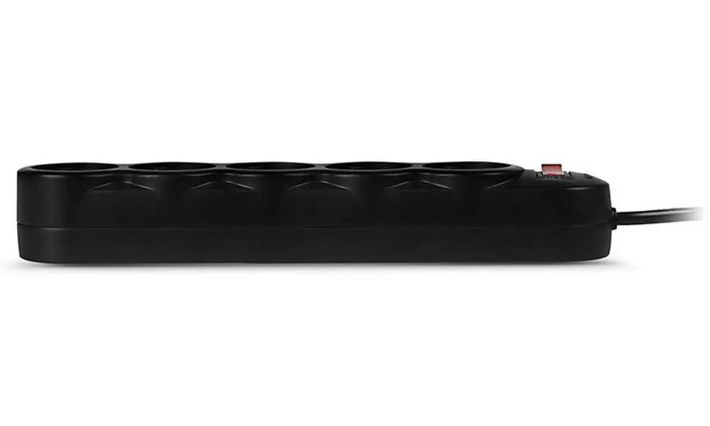 Prelungitor electric SVEN SF-05L, 5 Prize, 5m, Negru