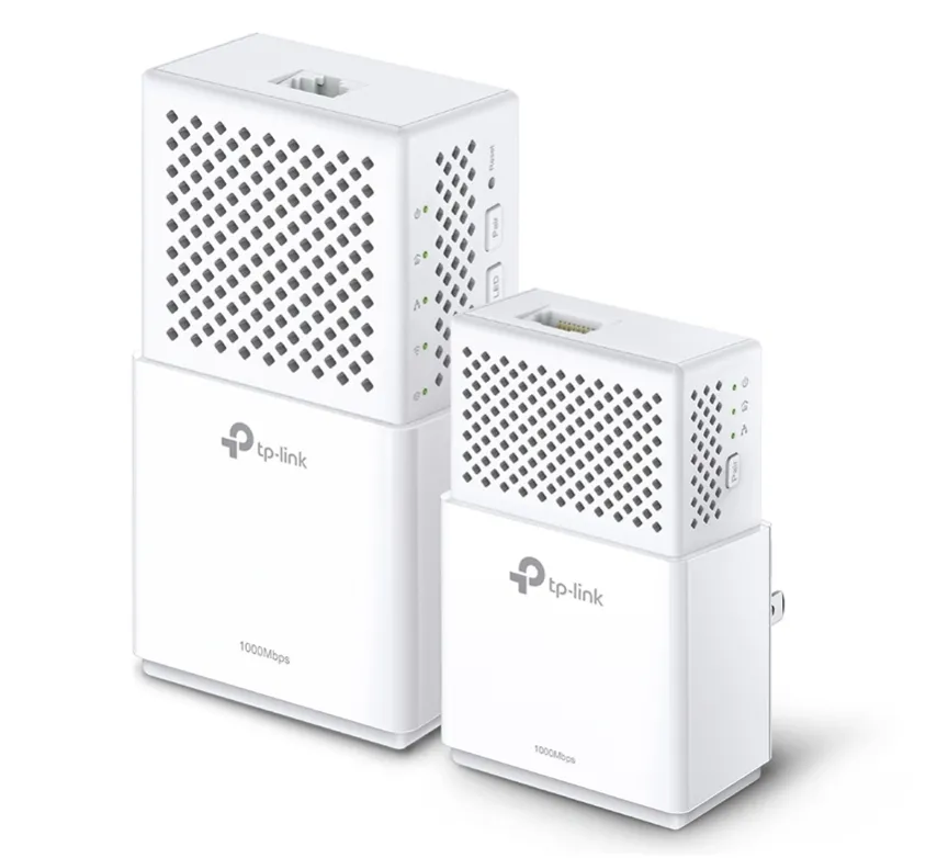 Powerline Adapter  TP-LINK TL-WPA7510 KIT, AV1000, 1000 Mbps, Alb