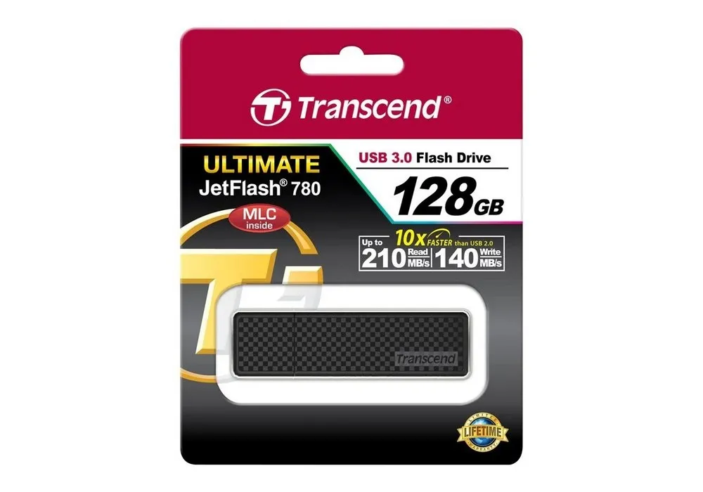 Memorie USB Transcend JetFlash 780, 128GB, Negru