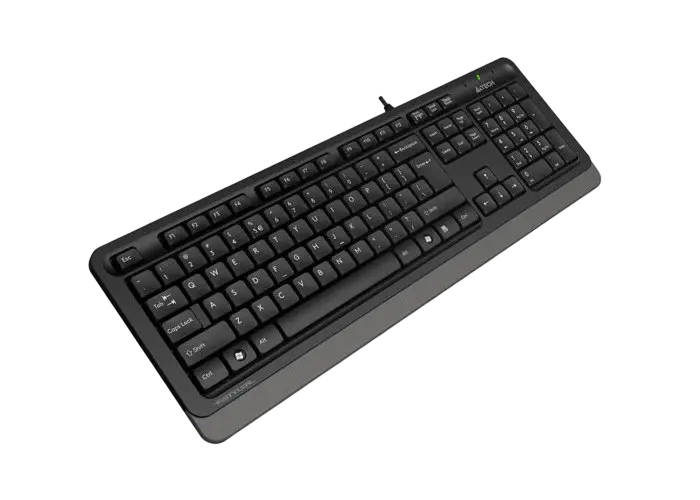 Tastatură A4Tech FK10, Cu fir, Negru/Gri
