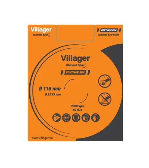 Disc diamantat continuu Villager DCBC - 230 mm