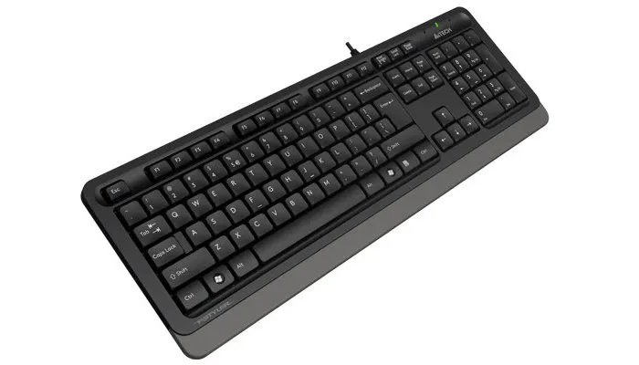Tastatură A4Tech FK10, Cu fir, Negru/Gri