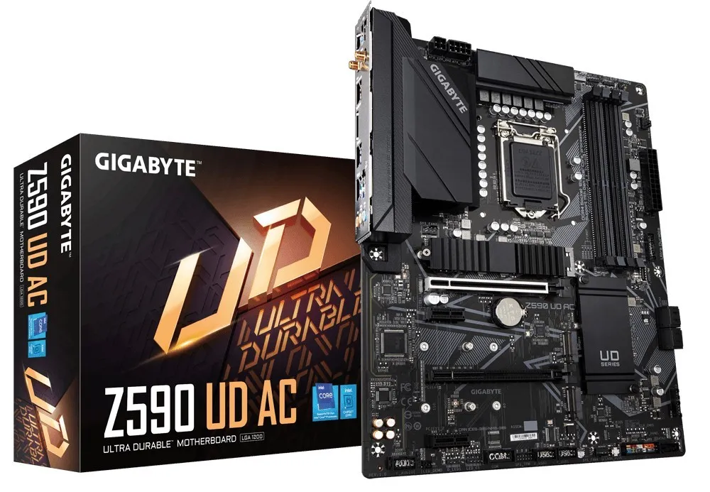 Placă de bază Gigabyte Z590 UD AC, LGA1200, Intel Z590, ATX