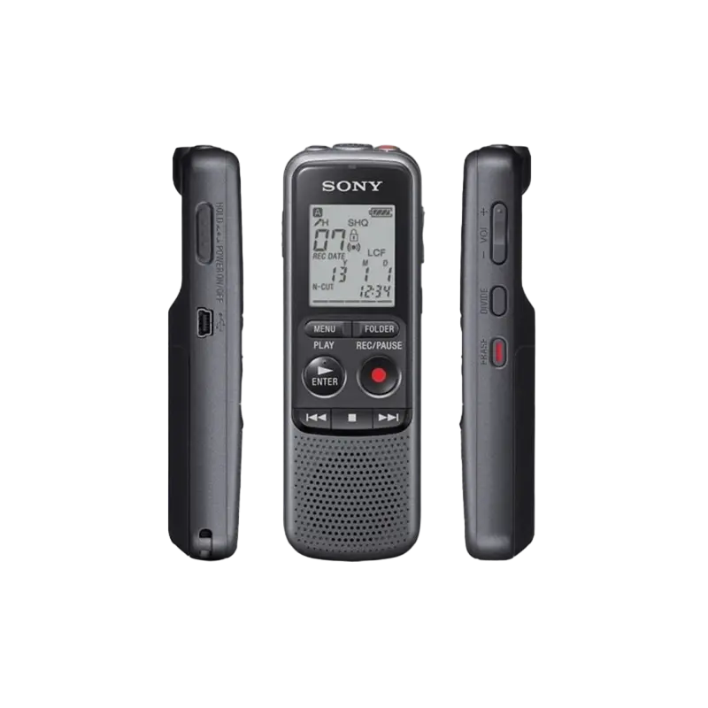 Recorder digital de voce SONY ICD-PX240, 4GB Simple PC Link, MP3, 2 AAA
