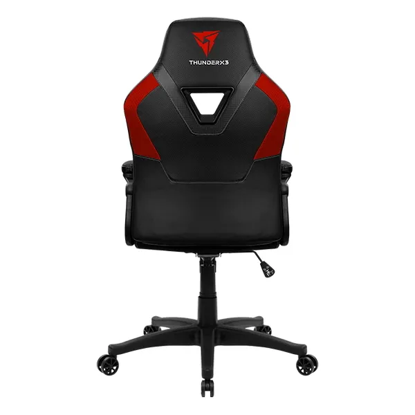 Scaun Gaming ThunderX3 DC1, PU Piele, Negru/Rosu