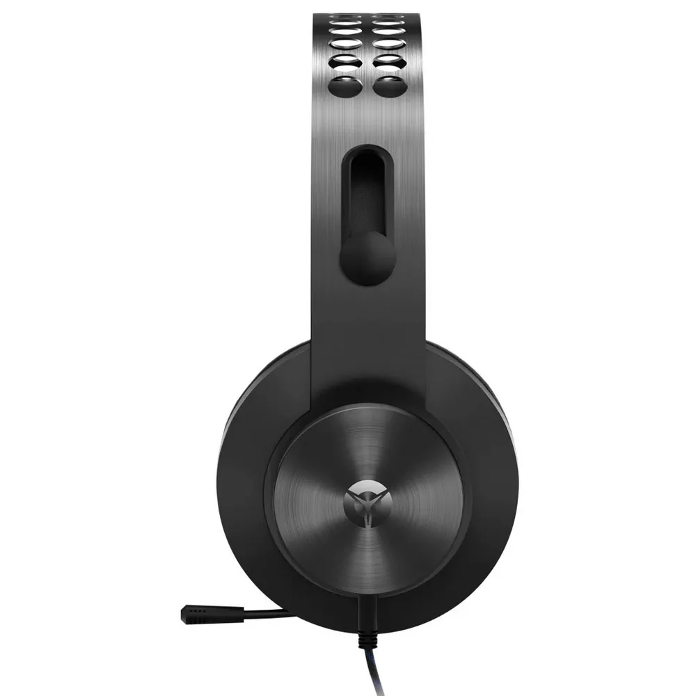 Căști gaming Lenovo H500 Pro, Cu fir, Negru