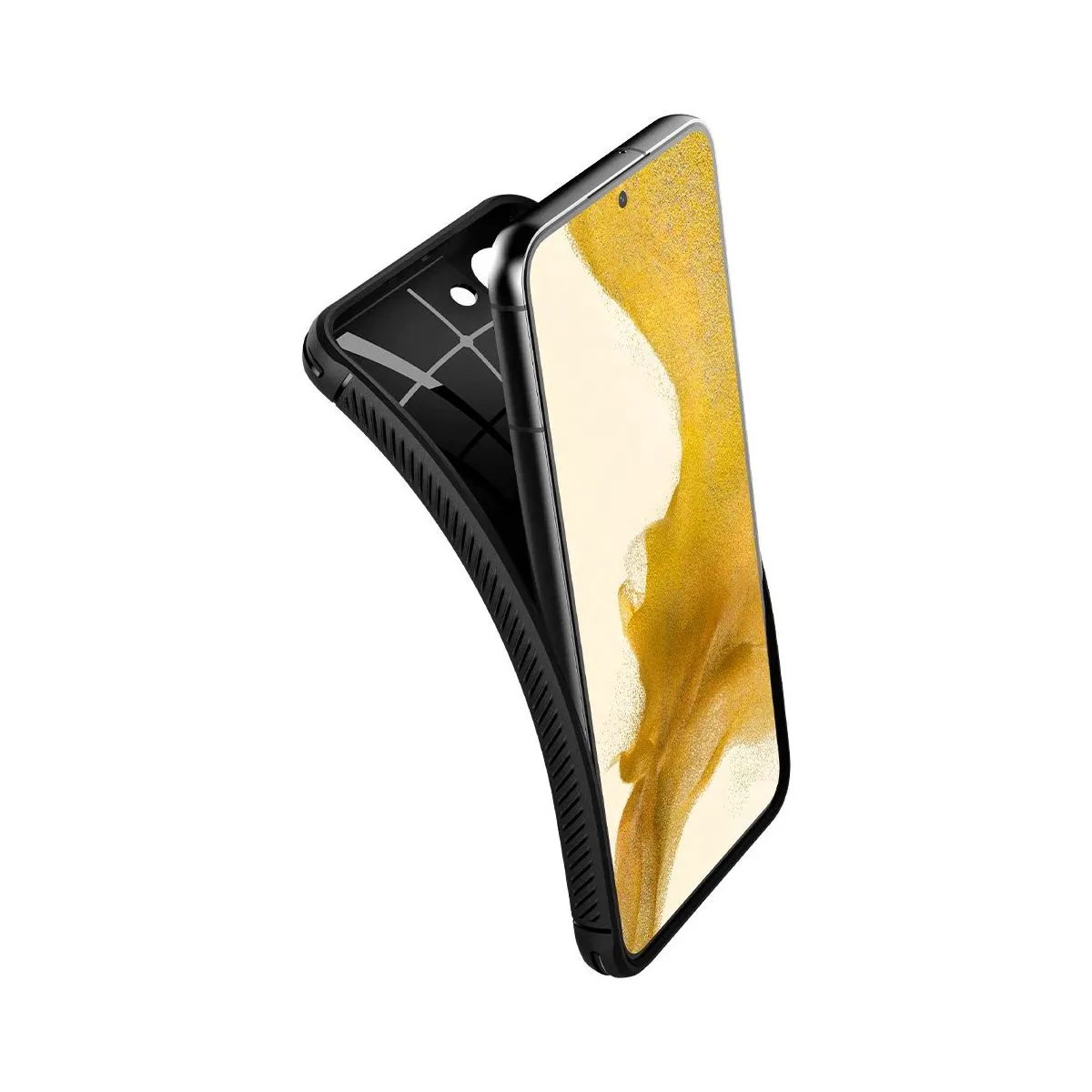 Spigen Samsung S22, Rugged Armor, Matte Black