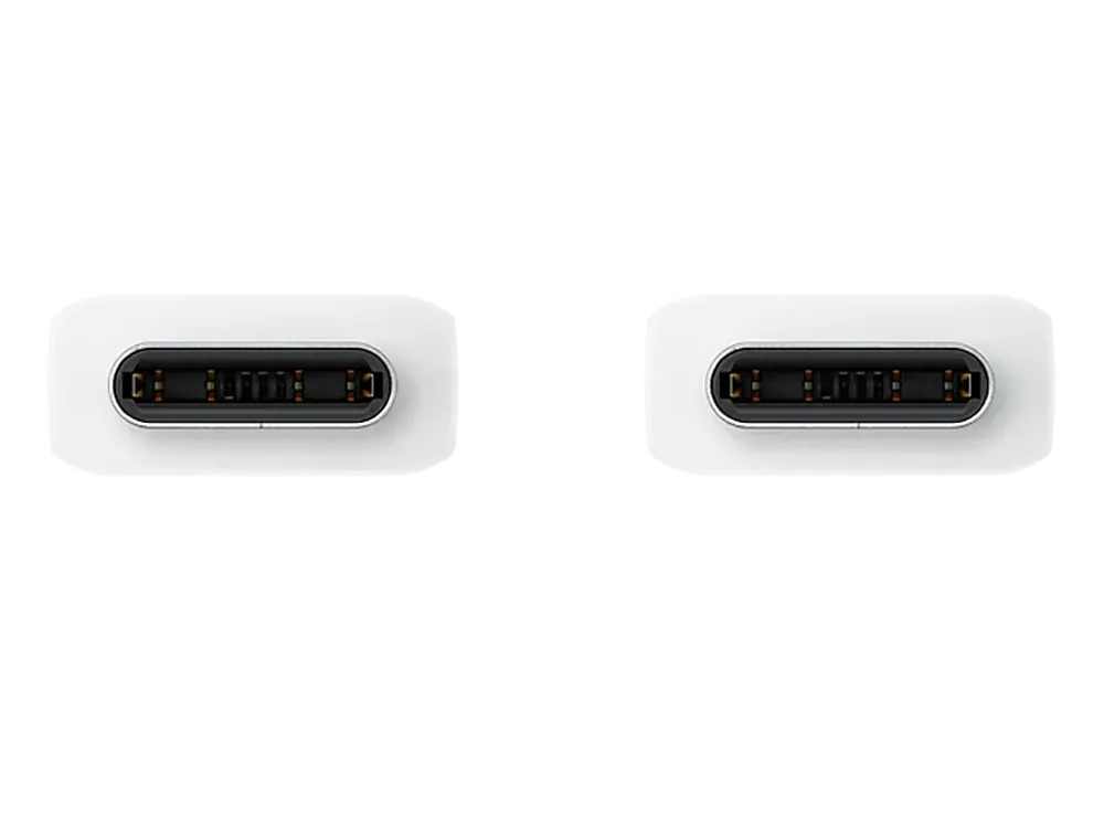 Cablu încărcare și sincronizare Samsung USB-C to USB-C Cable 3A, USB Type-C/USB Type-C, 1,8m, Alb