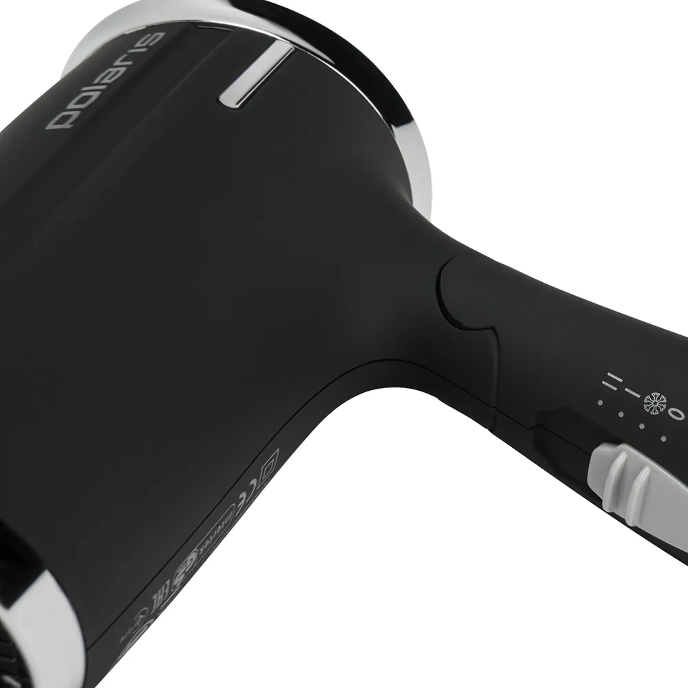 Uscător de păr compact Polaris PHD 1464T, 1400 W, Negru