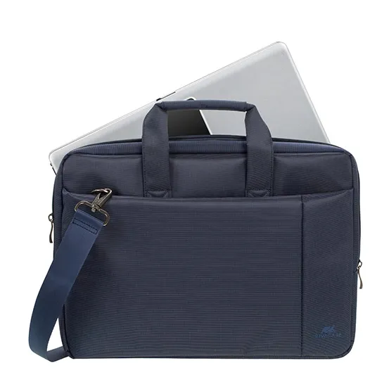 Geantă pentru Laptop RivaCase Central, 13.3", Poliester, Albastru