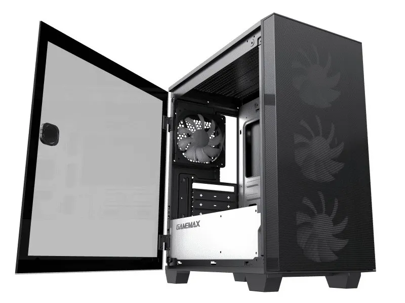 Carcasă PC Gamemax Aero Mini, Mini-Tower, ATX, Negru