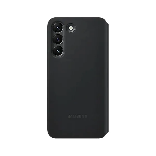 Husă tip carte Samsung Smart Clear View Cover for Galaxy S22, Negru