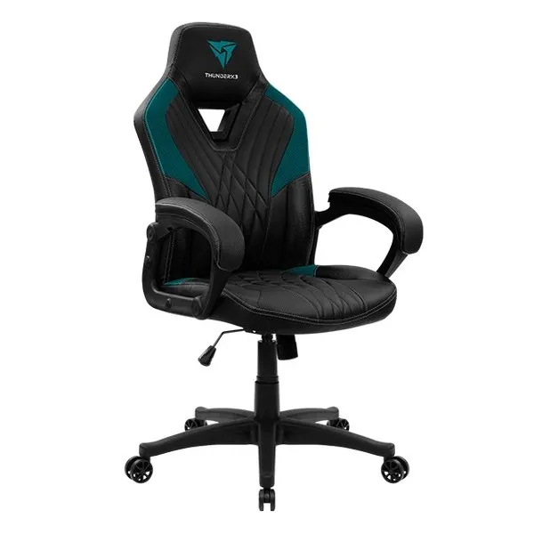 Scaun Gaming ThunderX3 DC1, PU Piele, Negru/Albastru