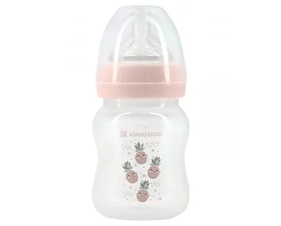 Sticlă de hrănire Kikka Boo Pineapple, Roz