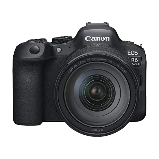 Aparat Foto Mirrorless Canon EOS R6 MkII RF 24-105 L IS, Negru