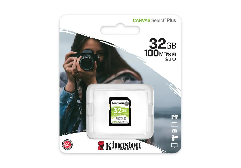Card de Memorie Kingston Canvas Select Plus, 32GB (SDS2/32GB)
