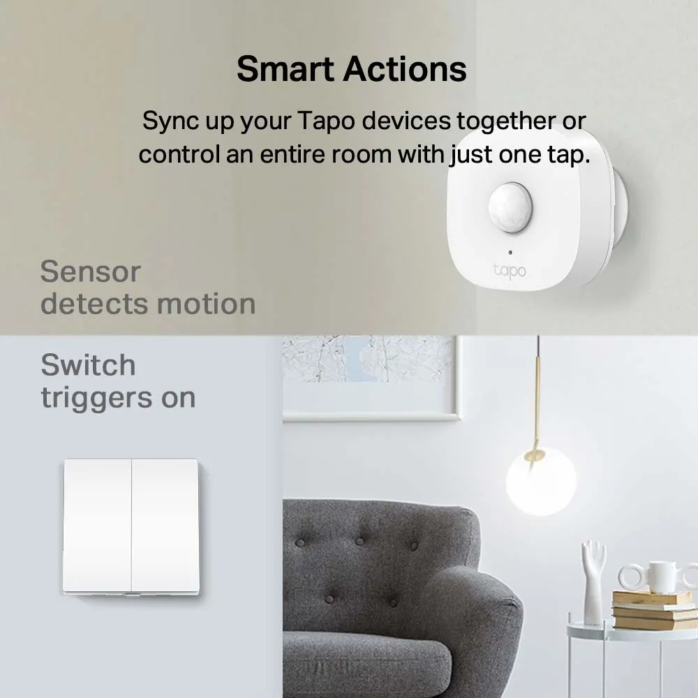 Comutator inteligent de lumină TP-LINK Tapo S220, Alb