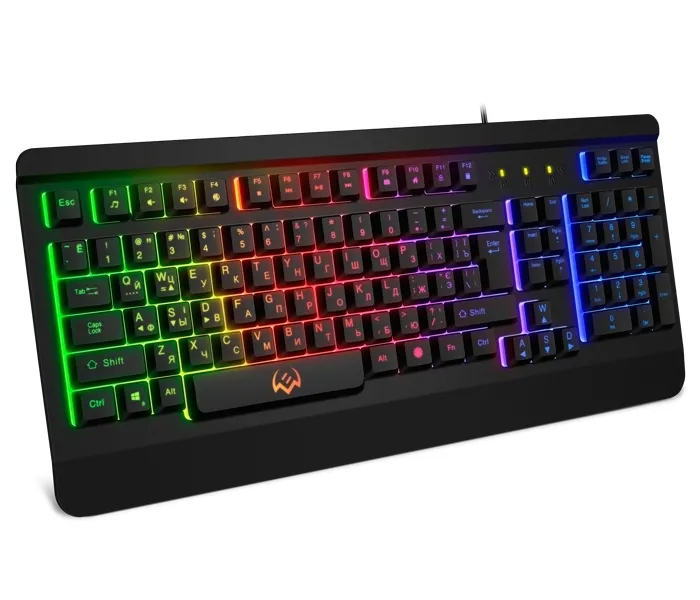 Tastatură SVEN KB-G9450, Cu fir, Negru